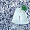 Papier peint adhésif Batik Leaf bleu - LES ADHESIFS - Lutèce - RMK11437