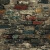 Papier peint adhésif Brick Alley - LES ADHESIFS - Lutèce - RMK11080