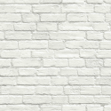 Papier peint adhésif Brique Blanche - LES ADHESIFS - Lutèce - AX10800