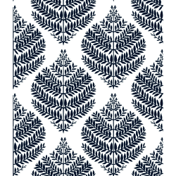 Papier peint adhésif Hygge Fern bleu - LES ADHESIFS - Lutèce - RMK11510
