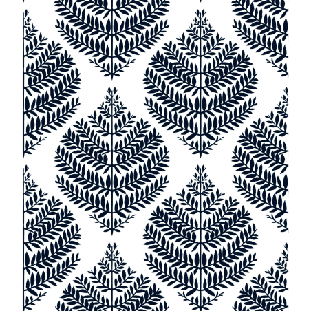 Papier peint adhésif Hygge Fern bleu - LES ADHESIFS - Lutèce - RMK11510