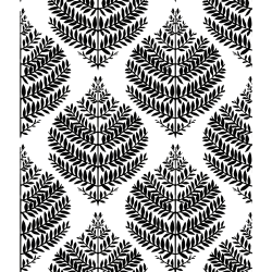 Papier peint adhésif Hygge Fern noir - LES ADHESIFS - Lutèce - RMK11509