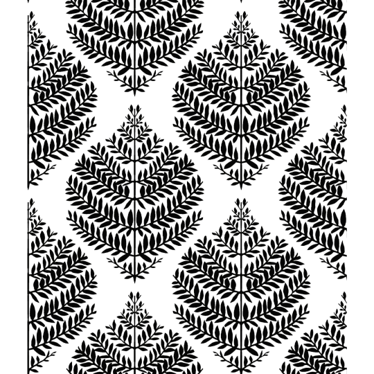Papier peint adhésif Hygge Fern noir - LES ADHESIFS - Lutèce - RMK11509