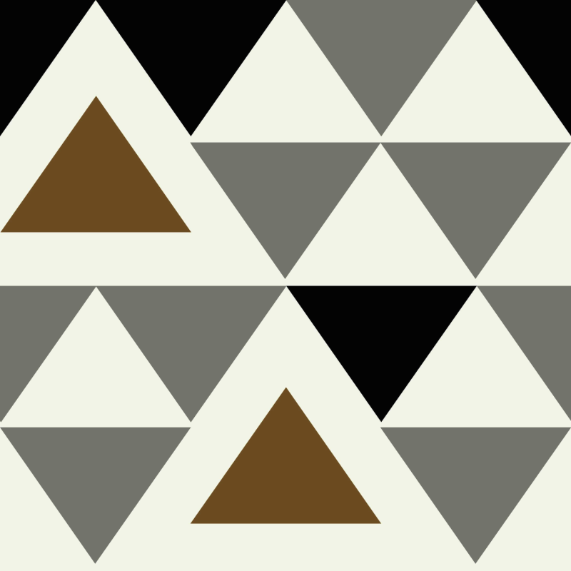 Papier peint adhésif Triangle - LES ADHESIFS - Lutèce - RMK9055