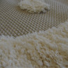 Tapis enfant rond "Tête Mouton écru et taupe" - Richie BALTA Diam.120