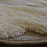 Tapis enfant rond "Tête Mouton écru et taupe" - Richie BALTA Diam.120
