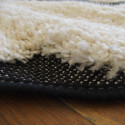Tapis enfant rond "Tête Mouton écru et noir" - Richie BALTA Diam.120