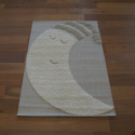 Tapis Clair de Lune écru et taupe - 120x170cm - RICHIE
