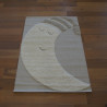 Tapis Clair de Lune écru et taupe - 120x170cm - RICHIE