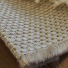 Tapis Clair de Lune écru et taupe - 120x170cm - RICHIE