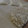 Tapis Clair de Lune écru et taupe - 120x170cm - RICHIE