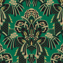 Papier peint Dorothy Emerald - FOLIES - Khrôma by Masureel - FOL701