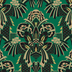 Papier peint Dorothy Emerald - FOLIES - Khrôma by Masureel - FOL701
