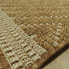 Tapis corde losanges camel - Grace BALTA - 160x230
