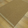 Tapis corde losanges camel - Grace BALTA - 160x230