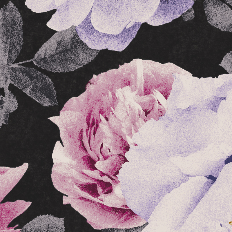 Papier peint Rosegarden Claret - KENT - Khrôma by Masureel - KEN001
