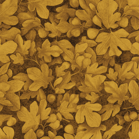 Papier peint Ficus Gold - KENT - Khrôma by Masureel - KEN103