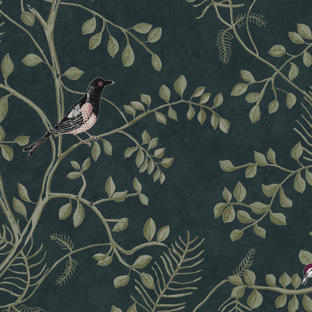 Papier peint Nightingale Ivy - KENT - Khrôma by Masureel - KEN501