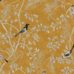 Papier peint Nightingale Honey - KENT - Khrôma by Masureel - KEN504