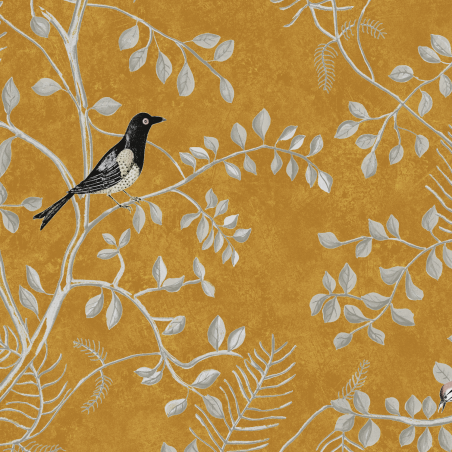 Papier peint Nightingale Honey - KENT - Khrôma by Masureel - KEN504