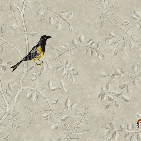 Papier peint Nightingale Paradise - KENT - Khrôma by Masureel - KEN505