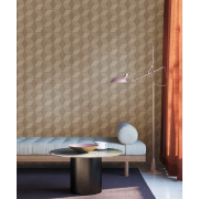 Papier peint Manhattan Bronze - ORBITAL - Khrôma by Masureel - ORB503