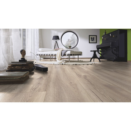 Sol stratifié chêne beige Pettersson D4763 ER - Mega Plus KRONOTEX