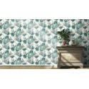 Papier peint intissé BOTANIQUE feuillage bleu vert - BARBARA 2 Rasch 536423