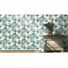 Papier peint intissé BOTANIQUE feuillage bleu vert - BARBARA 2 Rasch 536423