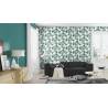 Papier peint intissé BOTANIQUE feuillage bleu vert - BARBARA 2 Rasch 536423