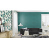 Papier peint intissé BOTANIQUE feuillage bleu vert - BARBARA 2 Rasch 536423