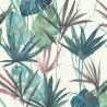 Papier peint intissé BOTANIQUE feuillage bleu vert - BARBARA 2 Rasch 536423