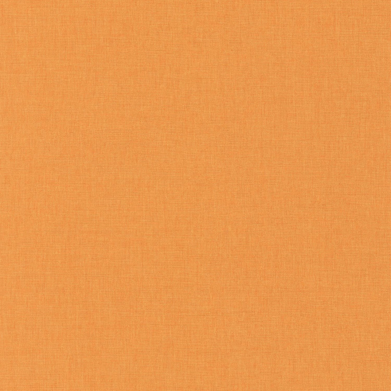 Papier peint Linen Uni orange moyen - LINEN - Caselio - INN68523187
