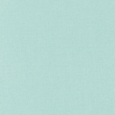 Papier peint Uni turquoise clair - LINEN - Caselio- INN68526509