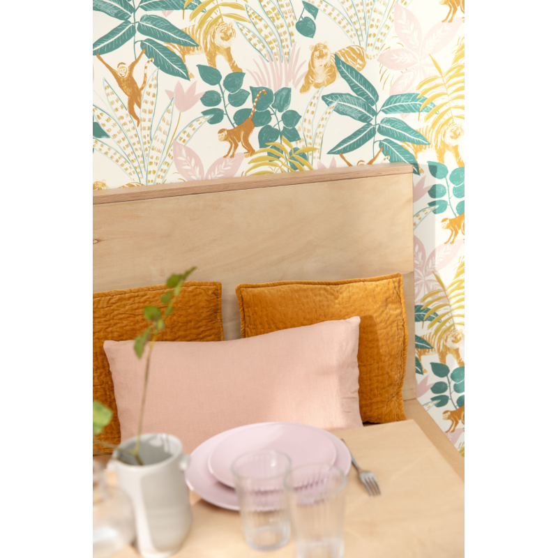 Papier peint AVENTURE vert ocre jaune - L'ESCAPADE - Caselio - EPA102317244
