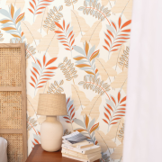 Papier peint VOYAGE jaune bleu ocre - L'ESCAPADE - Caselio - EPA102322606