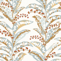 Papier peint Epopée jaune bleu orange - L'ESCAPADE - Caselio - EPA102332600