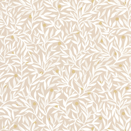 Papier peint BALLADE beige doré - L'ESCAPADE - Caselio - EPA102341079