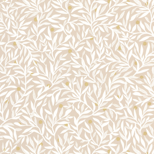 Papier peint BALLADE beige doré - L'ESCAPADE - Caselio - EPA102341079