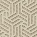 Papier peint Hexagonal marbre et doré - HEXAGONE - Ugepa - L63802