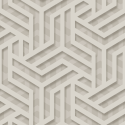 Papier peint Labyrinthe métallique argent - ONYX - Ugepa - M350-07