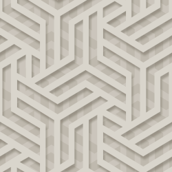 Papier peint Labyrinthe métallique argent - ONYX - Ugepa - M350-07