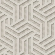 Papier peint Labyrinthe métallique argent - ONYX - Ugepa - M350-07