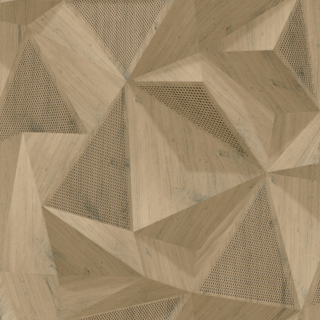 Papier peint Bois 3D naturel - ONYX - Ugepa - M351-08
