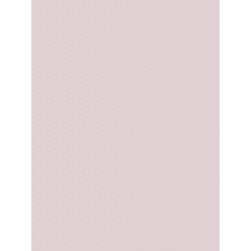 Papier peint intissé enfant à motif Pois rose - MY LITTLE WORLD Casadeco
