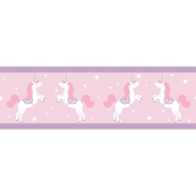 Frise enfant Unicorns parme - GIRL POWER - Caselio - GPR100905010