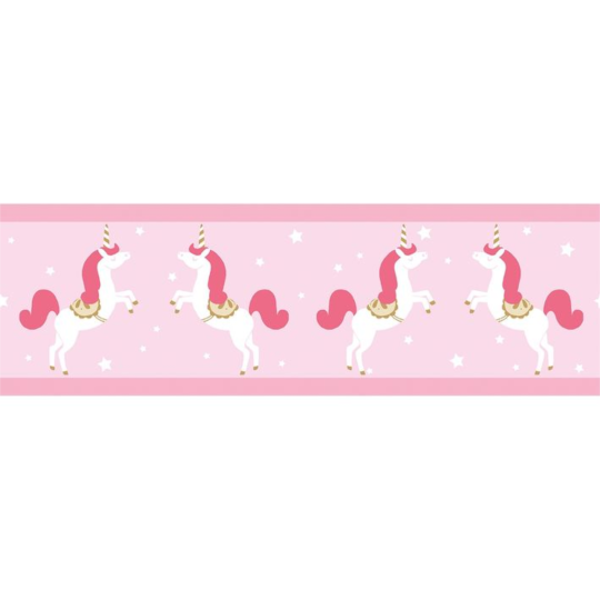 Frise enfant Unicorns rose - GIRL POWER - Caselio - GPR100904233