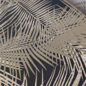 Papier peint vinyle sur intissé Palmier Retro doré, fond noir - EDEN - Ugepa - J98202