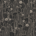 Papier peint Cactaceae noir - BOTANICA - Casadeco - BOTA85929512