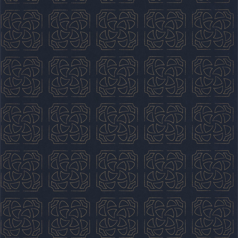 Papier peint Hortus bleu encre - BOTANICA - Casadeco - BOTA85936612